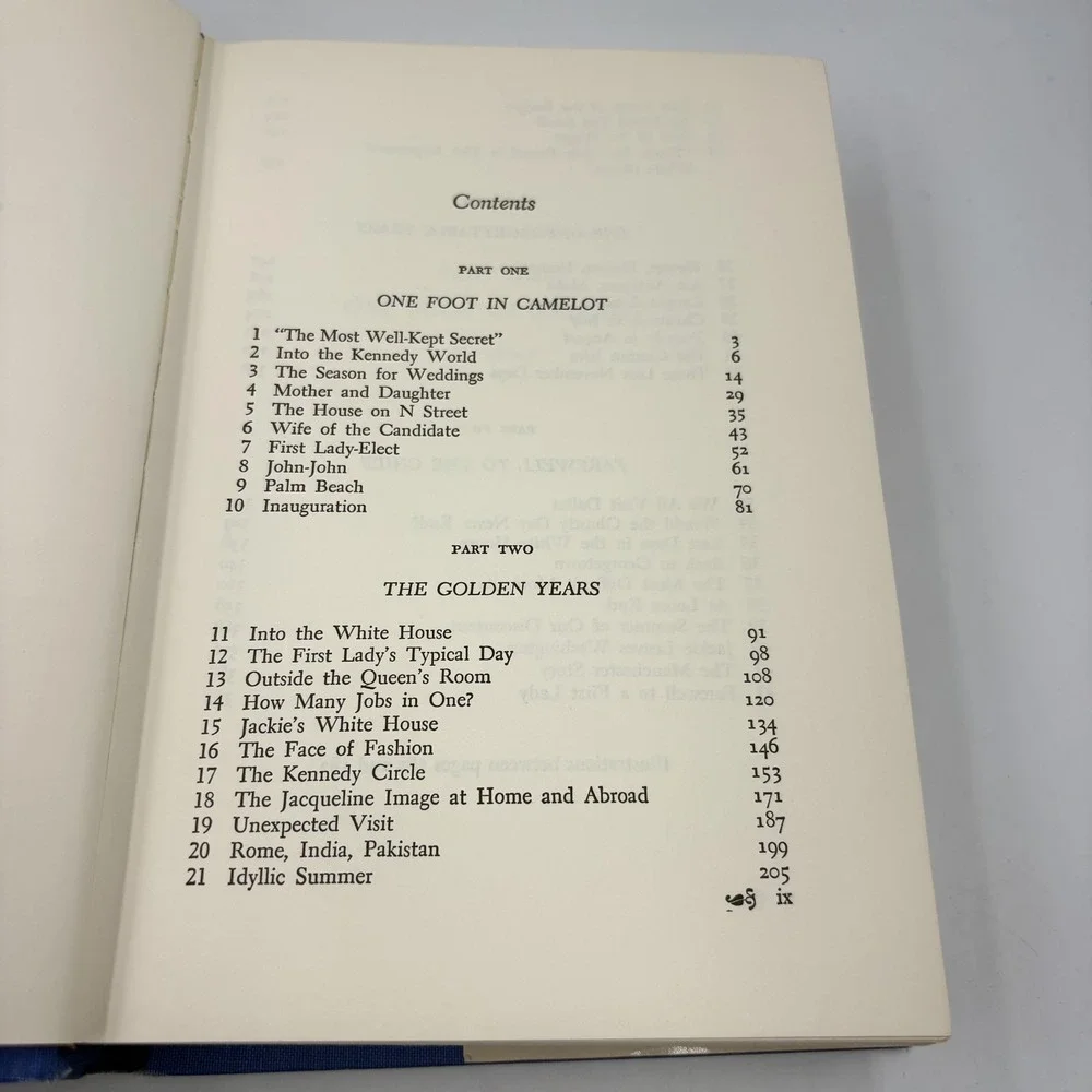 Vintage 1969 My‎ Life With Jacqueline Kennedy Mary Gallagher Blue HC JFK McKay